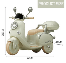 Load image into Gallery viewer, Kids Electric Motorbike,6V Powered Ride Motorcycle with Training Wheels 2-6 Years Boys & Girls