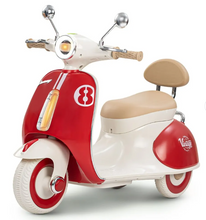 Load image into Gallery viewer, Vintage Vespa Electric Scooty with Light & Music Age 1-3 years