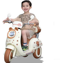 Load image into Gallery viewer, Kids Ride-on Cute Pet Style Electric Motorcycle - Tricycle with Music and Lights Age 3-6