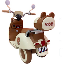 Load image into Gallery viewer, Kids Ride-on Cute Pet Style Electric Motorcycle - Tricycle with Music and Lights Age 3-6