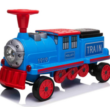 Load image into Gallery viewer, Hollicy Electric Train Ride-On – Blue Age 3+