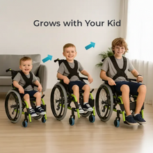 Load image into Gallery viewer, Explorer Kids Wheelchair- Max 75kg Body weight