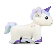 Load image into Gallery viewer, Spartan Unicorn 6V Plush Electric Ride On Age 3+