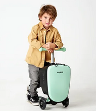 Load image into Gallery viewer, Micro Luggage Junior – Scooter with Built-In Suitcase Kids Age 2-5 years