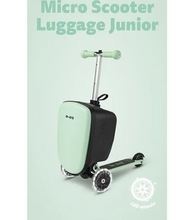 Load image into Gallery viewer, Micro Luggage Junior – Scooter with Built-In Suitcase Kids Age 2-5 years