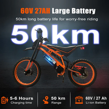 Load image into Gallery viewer, Kugoo Wish 02 Pro 2500W Electric Off-Road Bike