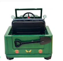 Load image into Gallery viewer, Kids Military Style Electric Jeep 4x4 Ride-On – 12V with Shovel