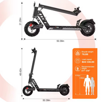 Load image into Gallery viewer, D20 Electric Scooter 48V 15Ah 500W foldable - E-Scooter UAE Hub