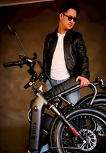 Load image into Gallery viewer, Aimos Folding Electric Dirt Bike Hybrid Fat Bike Fast EBike  36V 13Ah 350W AMS-TDE-07N