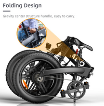 Load image into Gallery viewer, Stylish A20F Folding Fat Tire Electric Bike 36V 14.5Ah 500W-2026 new