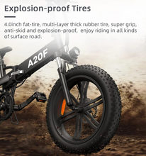 Load image into Gallery viewer, Stylish A20F Folding Fat Tire Electric Bike 36V 14.5Ah 500W-2026 new