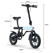 Load image into Gallery viewer, C4 Folding Electric Bicycle 36V 18Ah 350W