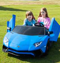Load image into Gallery viewer, Licensed Lamborghini Aventador SV Big Luxury Electric Car 24v Adult-Double Child Age 2-14