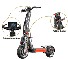 Load image into Gallery viewer, Land cruiser F9 Electric Scooter 2024 Off Road |100km Range| Fast|4000W dual motor|60V - E-Scooter UAE Hub