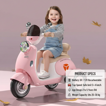 Load image into Gallery viewer, Kids Stylish Vespa Electric Trike Age 2-5 Years