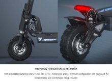 Load image into Gallery viewer, Mars 11 GTR Electric Scooter 72V 45Ah 2000W Dual Motor NFC