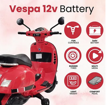 Load image into Gallery viewer, Kids Vespa Stylish Electric Bike - kids Toy Gift