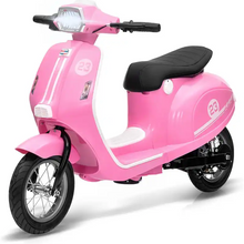 Load image into Gallery viewer, Kids Rideon 24V Vespa Bike XXL Electric Scooty 350W Age 5-10
