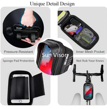 Load image into Gallery viewer, Wildman water proof bike bag 3D Hard EVA, TPU Touch Screen Sun Visor - E-Scooter UAE Hub