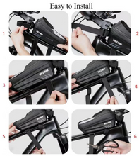Load image into Gallery viewer, Wildman water proof bike bag 3D Hard EVA, TPU Touch Screen Sun Visor - E-Scooter UAE Hub