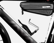 Load image into Gallery viewer, WILD MAN Rainproof Hard Shell under seat Bike Saddle Bag 1.2L - E-Scooter UAE Hub