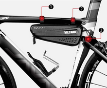 Load image into Gallery viewer, WILD MAN Rainproof Hard Shell under seat Bike Saddle Bag 1.2L - E-Scooter UAE Hub