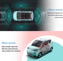 Load image into Gallery viewer, Baw Pony High Specs Mini Electric Car 03 door 04 Seater -Heartbeat Edition