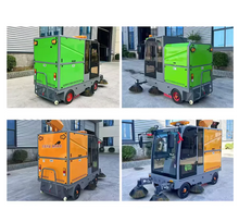 Load image into Gallery viewer, Electric Large Industrial Sweeper Street Sweeper Machine with Cap