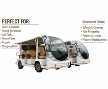 Load image into Gallery viewer, Electric Tour Shuttle 75V with 8-10 Seats Sightseeing Bus