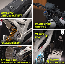 Load image into Gallery viewer, 79BIKE Falcon GT Electric Dirt Bike