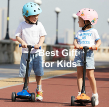 Load image into Gallery viewer, Lamborghini Kids Scooter for Ages 3-7, 3 Wheel Scooter with Light Up Wheels and LED Tray, Adjustable Height