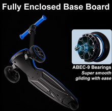 Load image into Gallery viewer, Lamborghini Kids Scooter for Ages 3-7, 3 Wheel Scooter with Light Up Wheels and LED Tray, Adjustable Height