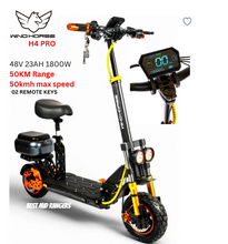 Load image into Gallery viewer, Windhorse H4 PRO Electric Scooter 48V 23Ah 1800W