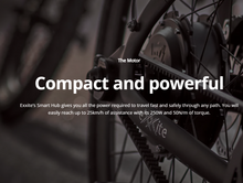 Load image into Gallery viewer, eXXite Next Electric Bicycle Unique Urban rider 36V 14Ah - E-Scooter UAE Hub