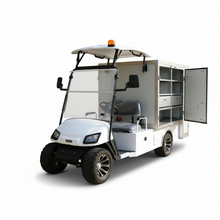 Load image into Gallery viewer, Electric Hotel Trolley Cleaning Housekeeping Car Organizer Cart