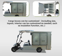 Load image into Gallery viewer, Electric Hotel Trolley Cleaning Housekeeping Car Organizer Cart