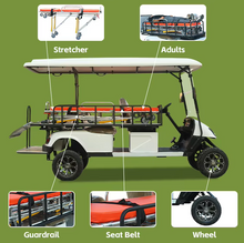 Load image into Gallery viewer, Electric Ambulance Vehicle Medical Buggy & Golf Cart with Stretcher First Aid Emergency Aid