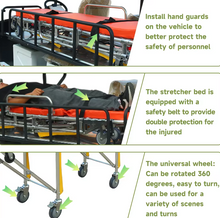 Load image into Gallery viewer, Electric Ambulance Vehicle Medical Buggy & Golf Cart with Stretcher First Aid Emergency Aid