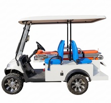 Load image into Gallery viewer, Electric Ambulance Vehicle Medical Buggy & Golf Cart with Stretcher First Aid Emergency Aid