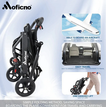 Load image into Gallery viewer, MOFICNO Ultra-Light Foldable Aluminium Wheelchair – Compact Travel Chair for Elderly