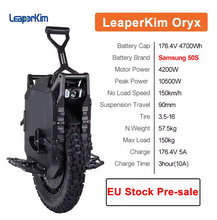 Load image into Gallery viewer, Leaperkim Oryx 50S Electric Unicycle