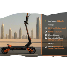 Load image into Gallery viewer, Kugoo G3 Plus Electric Scooter 52V 23Ah 2400W 2025 NEW Version - E-Scooter UAE Hub