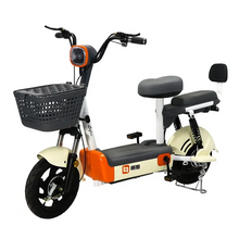 Load image into Gallery viewer, Adults mini E-Bike With 02 seats front Basket