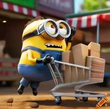 Load image into Gallery viewer, Electric Bike with Minions Eyes city Rider 48V 20Ah 500W