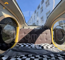 Load image into Gallery viewer, Mini RV Teardrop Adventure Trailer – Bathroom-Equipped Caravan for Weekend Getaways