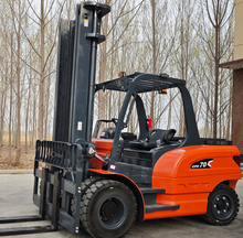 Load image into Gallery viewer, High Efficiency Industrial Electric Forklift 2-4 Ton CE Farm Battery Forklift 4 Wheel Forklift