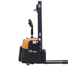 Load image into Gallery viewer, Electric Stacker Machine Wide Pallet Power Stacker 1-2 Ton Lift Height 3m-5m