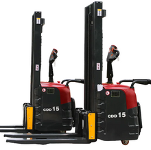 Load image into Gallery viewer, Electric Stacker Machine Wide Pallet Power Stacker 1-2 Ton Lift Height 3m-5m