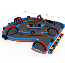 Load image into Gallery viewer, Commercial Inflatable Go-Kart Race Track Safety Fence