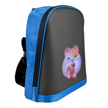Load image into Gallery viewer, LED display backpack R1 motorcycle backpack with customizable programmable smart light-up digital display